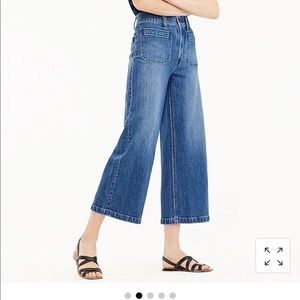 JCrew Point Sur Cropped Denim Sz 28 Petite NWT